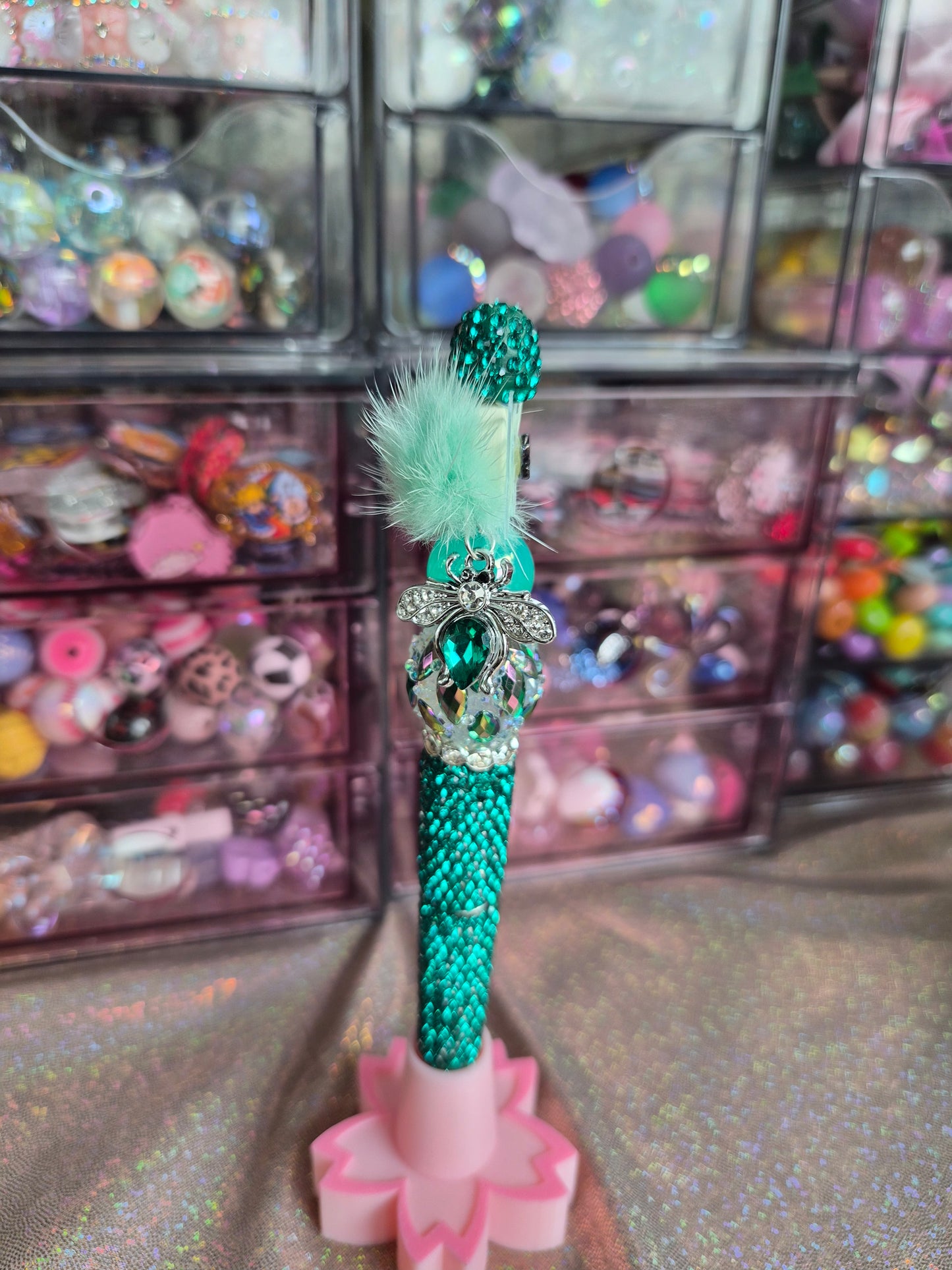 Green Bling butterfly