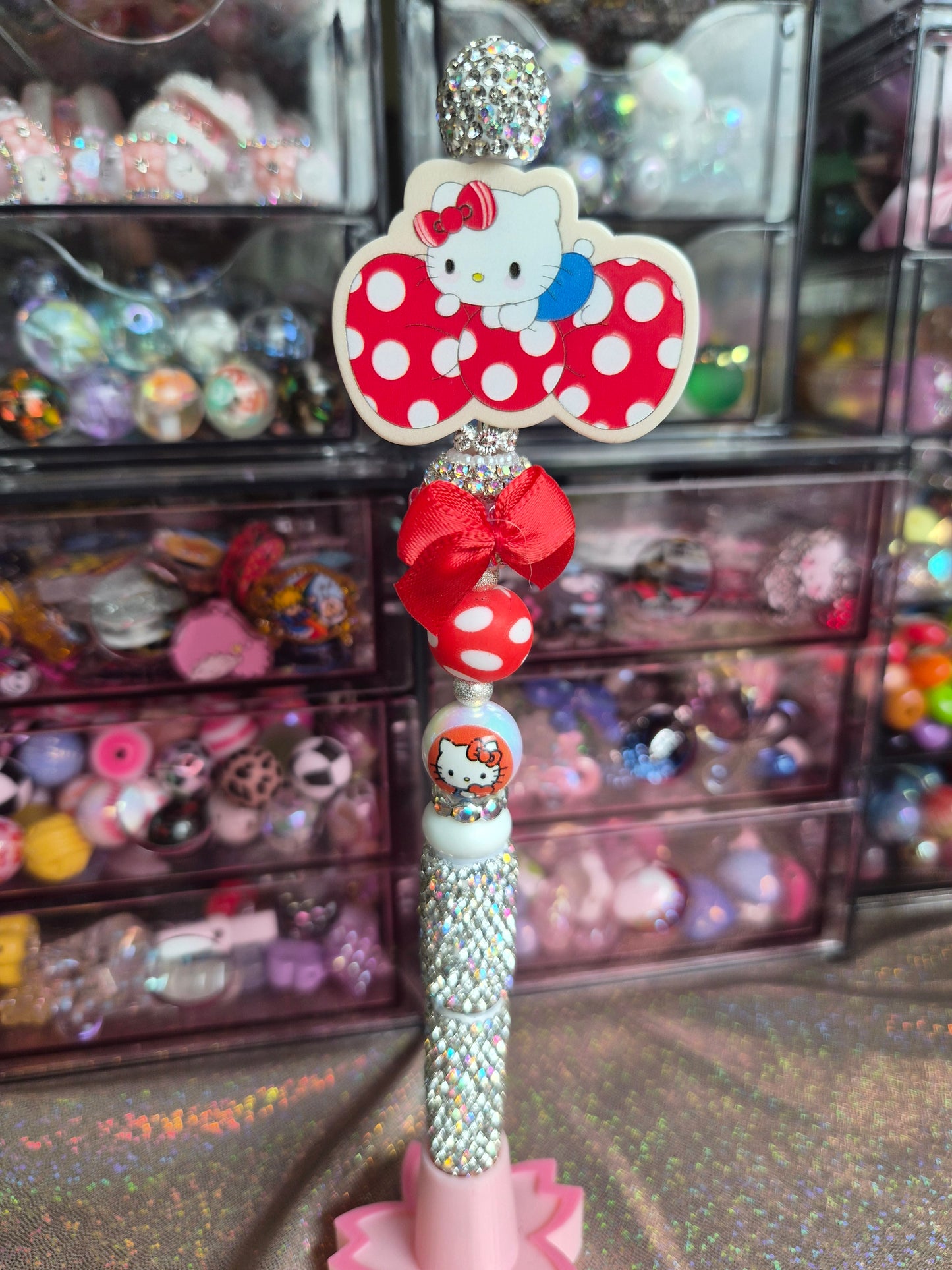 Bow kitty Bling