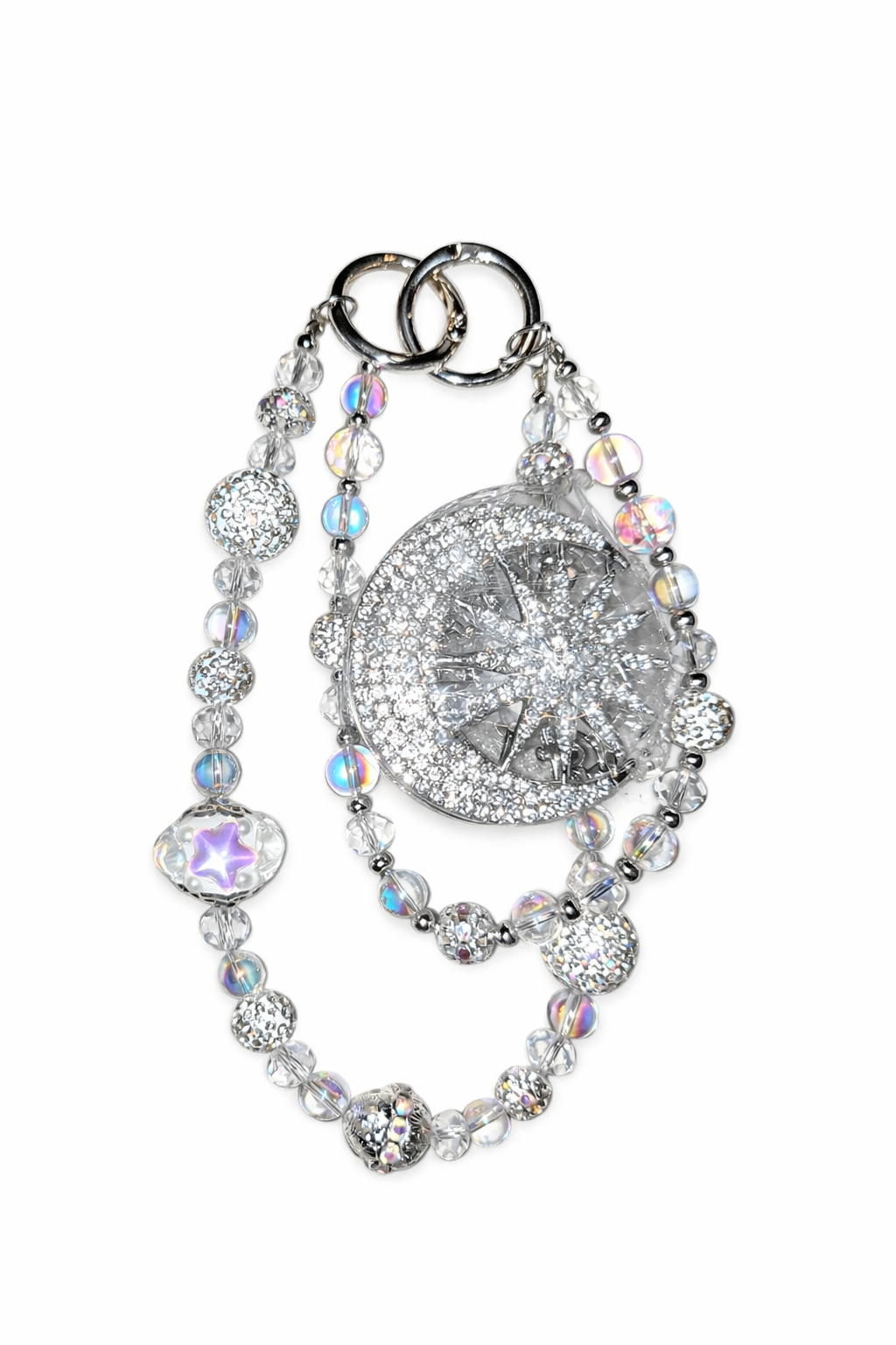 Sun&moon bag chain