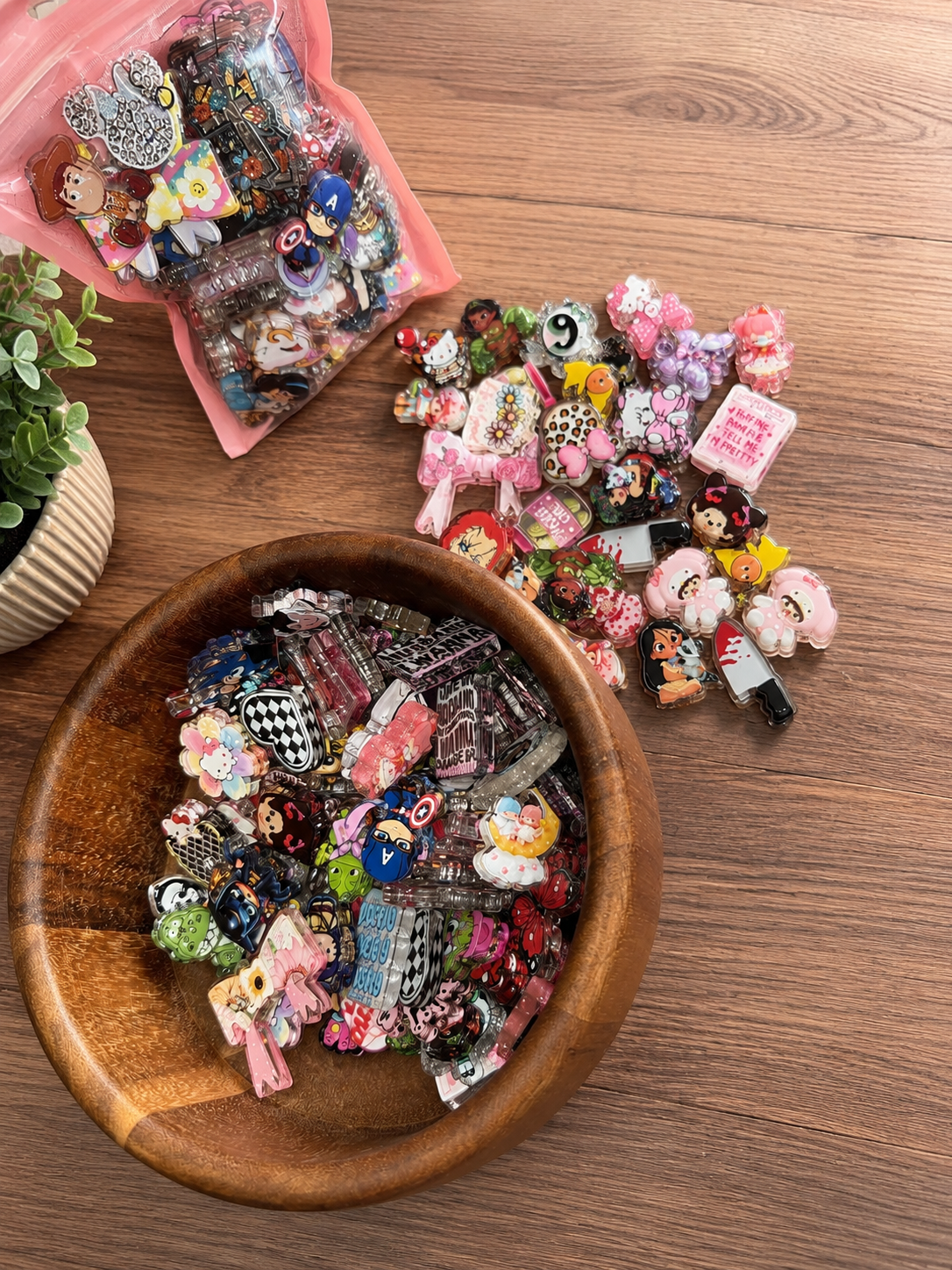 50 Piece Mixed Acrylic Focal Bundle β¨