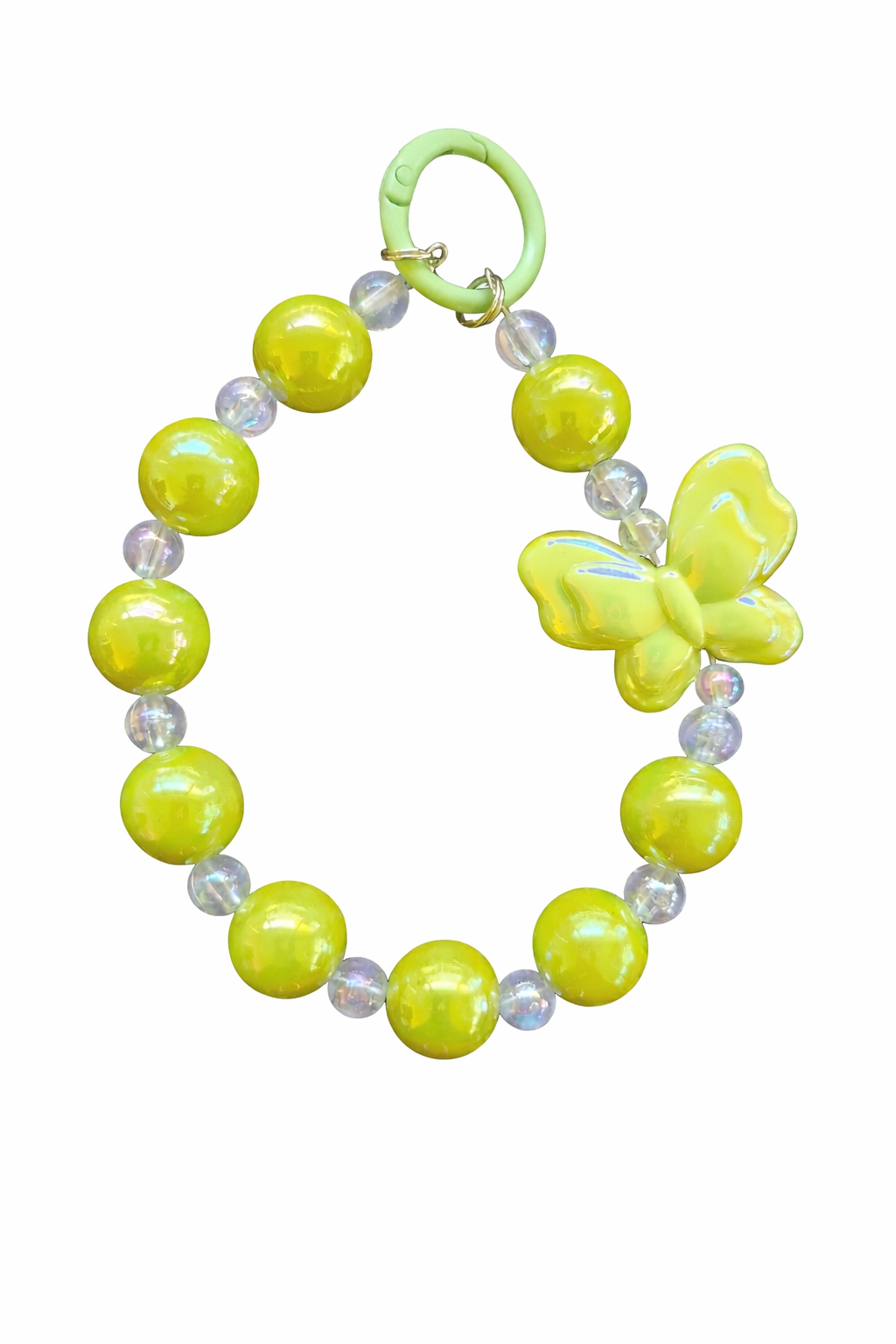 Yellow Butterfly Phone chain