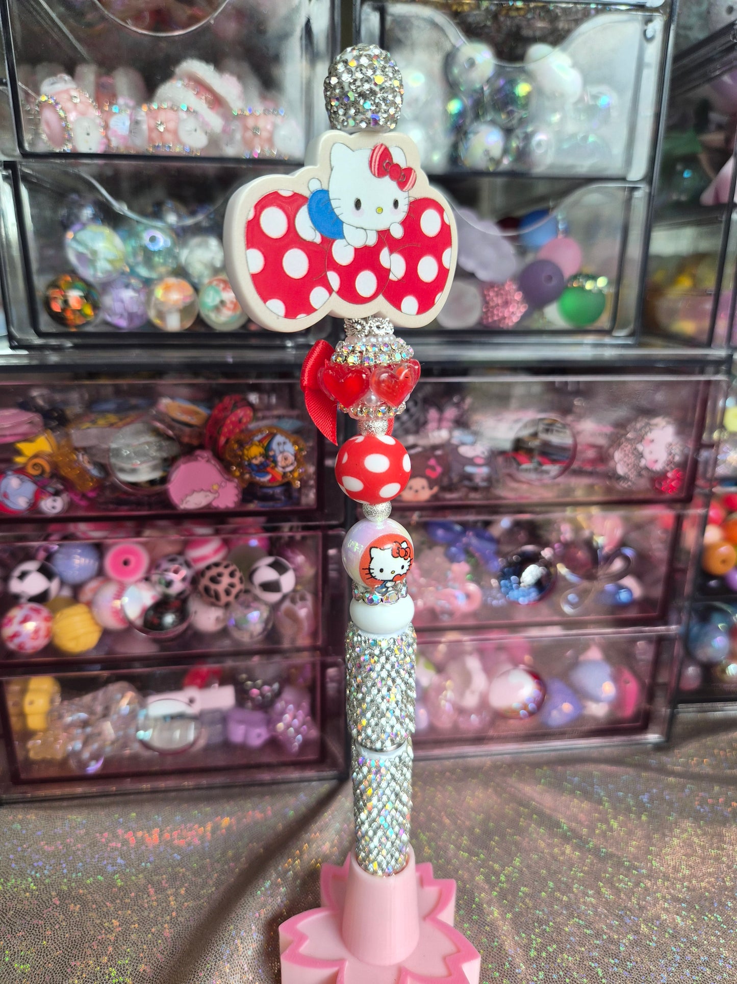 Bow kitty Bling